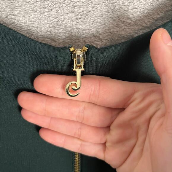 Jude Connally Green Shift Dress Small Jude Cloth Christmas Preppy Classic Style - Picture 6 of 7